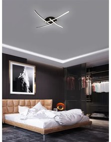 Brilagi - Plafonieră LED STRIPES, 32 W, 230 V, neagră
