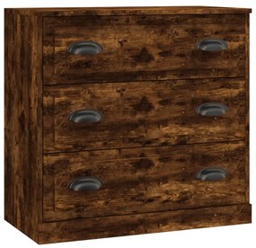 816229 vidaXL Servantă, stejar afumat, 70x35,5x67,5 cm, lemn prelucrat