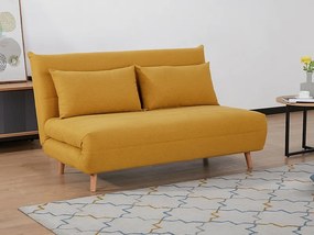 Canapea futon Susan (galben). 1050830