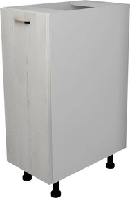 Corp Baza Lecce, 1 Usa, Pin Alb/Alb, 30 x 50 x 80 cm