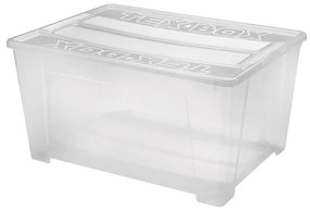 Cutie de depozitare TEX BOX 150 l transparent