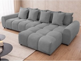 Colțar gri (cu colț pe partea dreaptă/cu șezlong) Albane – Ropez