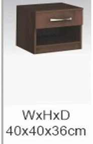 Dormitor GLOBAL3761 - wenghe