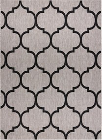 Covor sisal Floorlux 20608 marocani trellis argintiu si negru - SECUNDAR-COTATI PRODUSUL