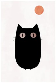 Imprimare de artă Kubistika - The cat, (40 x 60 cm)