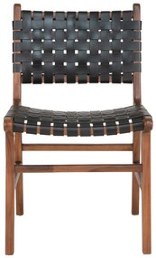 Scaun Perugia din lemn negru