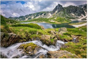 Tablou - Vedere la Muntele Rila (90x60 cm)