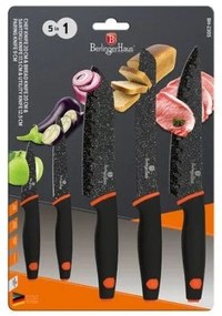 Set 5 Cutite Berlinger Haus. Black And Orange BH 2305