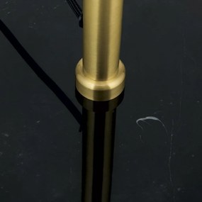 Lampadar/Lampa de podea design elegant SPARTA alama/negru