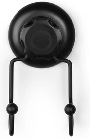 Cârlig dublu autoadeziv de perete Compactor Bestlock, negru