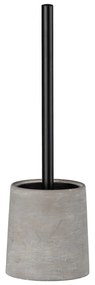 Perie de toaletă cu suport din beton Wenko Villena , gri