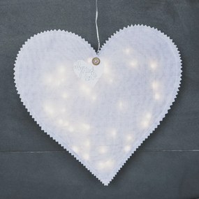 Räder Inima ornamentala suspendata Culoare Alba / LED, HEARTLIGHT