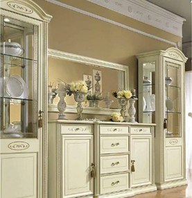 Oglindă lemn masiv maxi Caterina 161×76 cm