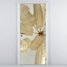 Fototapet pentru ușă - Frunze de palmier (95x205cm)