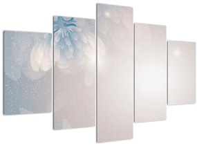 Tablou - Flori înzăpezite (150x105 cm)