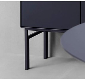 Dulap vinotecă cu aspect de stejar/negru 91x111 cm Edge - Hammel Furniture