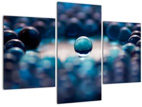 Tablou - Bile albastre (90x60 cm)
