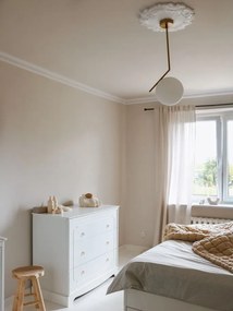 Comoda Royal alba cu 3 sertare