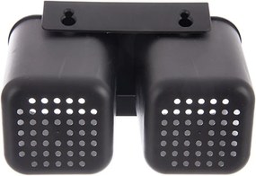 Scurgător de vase alb-negru din metal 43x32 cm Deluxe – Orion