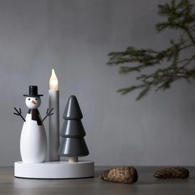 Decorațiune luminoasă alb-negru de Crăciun Christmas Joy – Star Trading