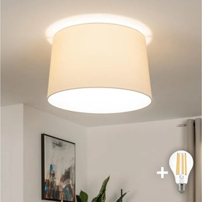Brilagi - Plafonieră LED aplicată CERIA, 1 x E27, 40 W, 230 V, Ø 45 cm, bej