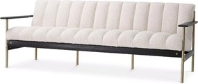 Canapea eleganta design LUX Elan, Boucle crem