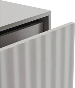 Noptieră gri deschis cu aspect mat Sierra – Teulat