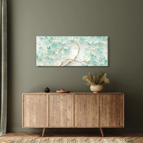 Tablou - Copac auriu înflorit (120x50 cm)