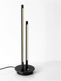 Lampa de masa LED design modern INTEC, negru