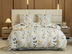 Lenjerie de pat din microfibra CITRUS GARDEN albă Dimensiune lenjerie de pat: 2 buc 70 x 90 cm | 200 x 220 cm