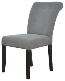 Scaun dining, gri, stofa, aspect clasic, Cambridge