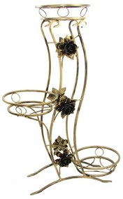 Suport de flori 100x70 cm auriu