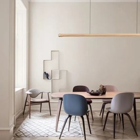 Lustră LED pe cablu LED/22W/230V 4000K 120 cm frasin/lemn masiv