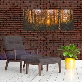 Tablou - Pădurea toamna (120x50 cm)