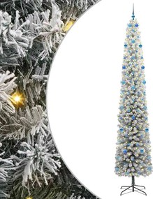 vidaXL Brad de Crăciun artificial Verde 300 cm PVC și oțel și plastic