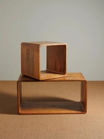 Masuta de cafea, din lemn de mango, Quadro
