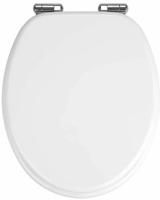 Capac de toaleta clasic din MDF cu inchidere lenta, WENKO