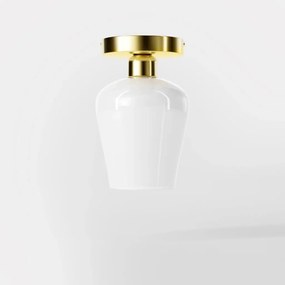 Plafoniera design italian din alama si sticla Talis