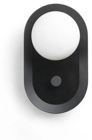 Aplica LED dimabila stil modern minimalist MAYA Black