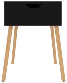 Noptiera, negru, 40x40x56 cm, PAL 1, Negru