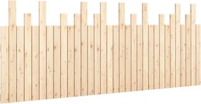 vidaXL Tăblie de pat pentru perete, 204x3x80 cm, lemn masiv de pin