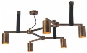 Plafoniera vintage 5 becuri GU10 17108 ZAMBELIS