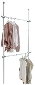 Set 2 suporturi telescopice pentru haine Wenko Herkules, lungime 75 - 120 cm