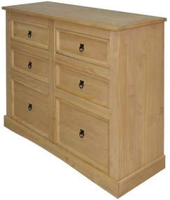 vidaXL Dulap, gama Corona, 110x43x81 cm, pin mexican