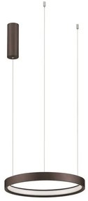 Lustra LED circulara PERRINE 40cm, maro