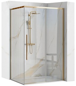 Cabina de dus Solar Auriu 80x100cm, Rea