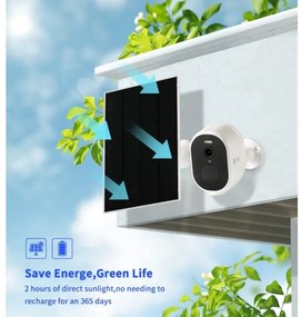 Immax NEO 07802L-Cameră solară smart exterior BARREL 5000mAh Wi-Fi IP65