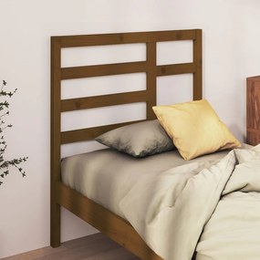 818118 vidaXL Tăblie de pat, maro miere, 81x4x104 cm, lemn masiv de pin