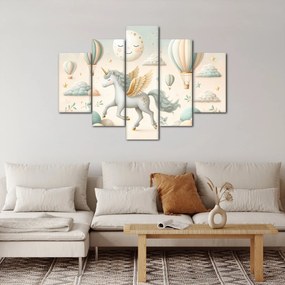 Tablou - Unicorn fericit (150x105 cm)