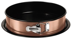 Tava marmorata rotunda cu fund detasabil 26x6.8 cm RoseGold Beerlinger Haus BH 6475